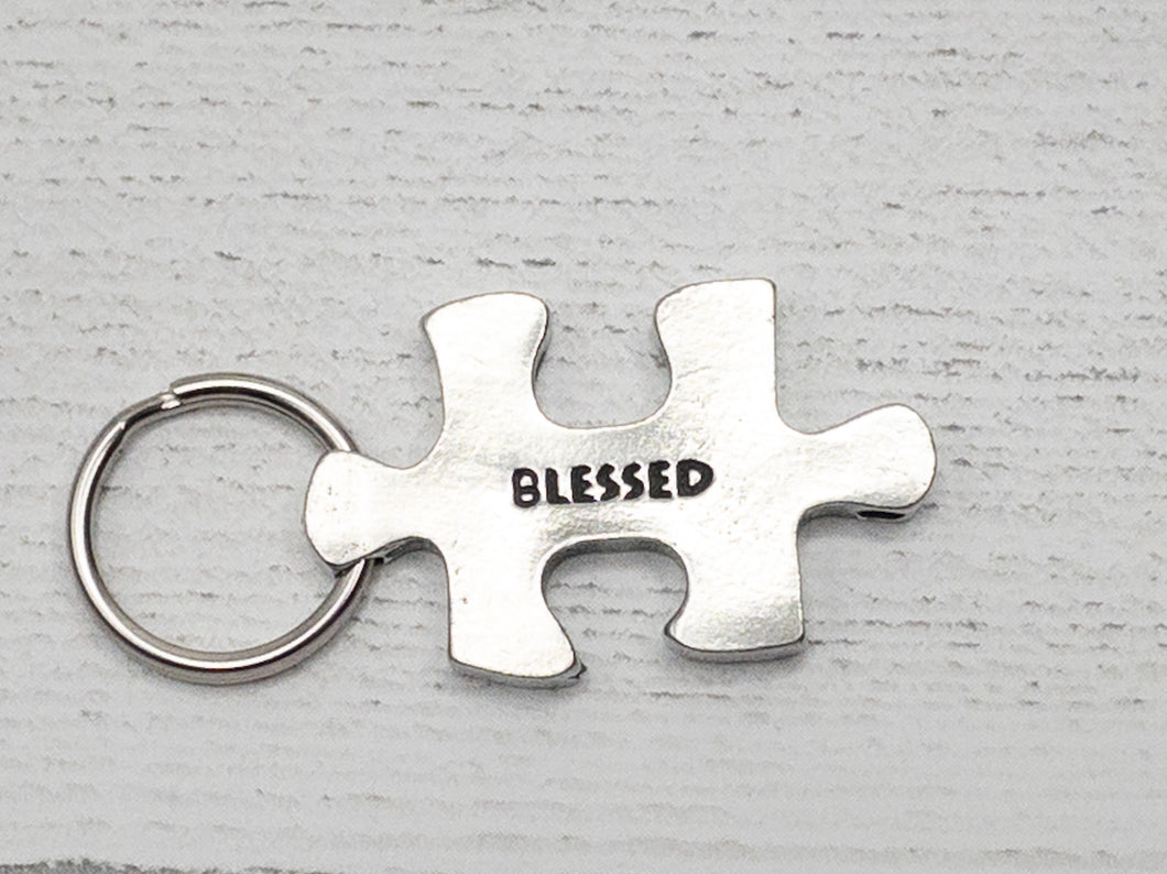 I am BLESSED Keychain